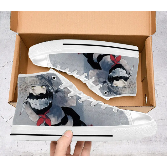 My Hero Academia Himiko Toga Custom High Top Sneakers Shoes