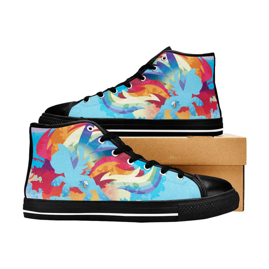 My Little Pony Friendship Is Magic Rainbow Dash Custom High Top Sneakers Shoes