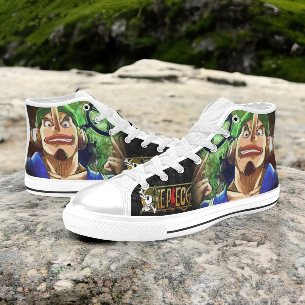 One Piece Straw Hat Usopp Sogeking Custom High Top Sneakers Shoes