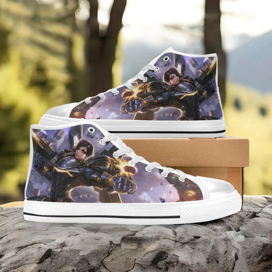 Overwatch Pharah Custom High Top Sneakers Shoes