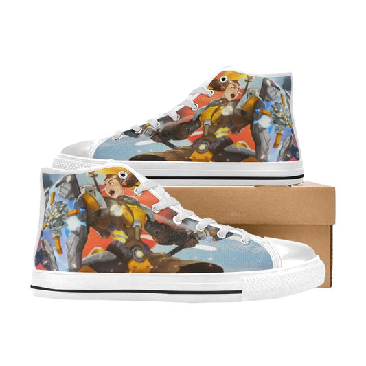 Overwatch Shoes , Overwatch Brigitte Shoes High Top Sneakers