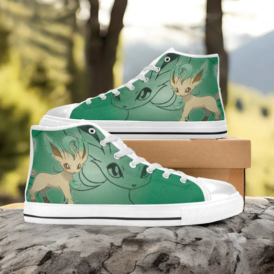 Pokemon Leafeon Custom High Top Sneakers Shoes