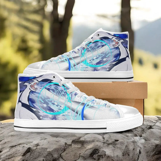 Pokemon Lugia Custom High Top Sneakers Shoes