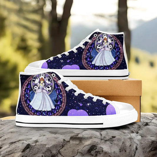 Princess Cinderella Custom High Top Sneakers Shoes