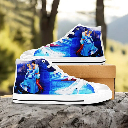 Princess Cinderella Custom High Top Sneakers Shoes