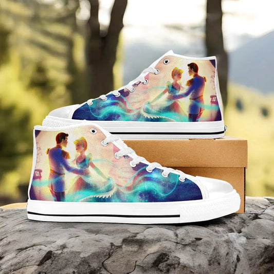 Princess Cinderella Custom High Top Sneakers Shoes