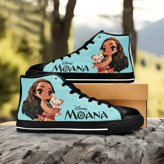 Princess Moana Waialiki Maui Custom High Top Sneakers Shoes