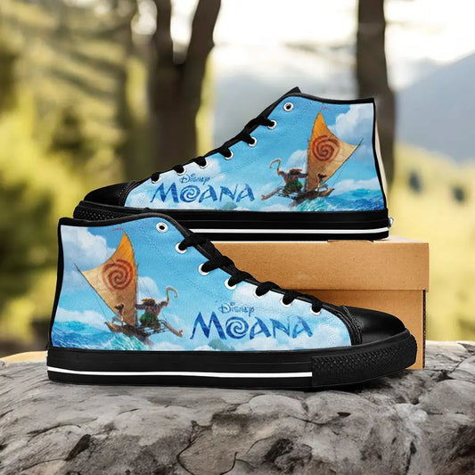 Princess Moana Waialiki Maui Custom High Top Sneakers Shoes