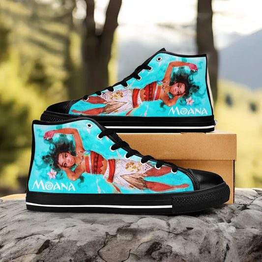Princess Moana Waialiki Maui Custom High Top Sneakers Shoes