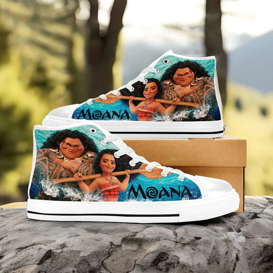 Princess Moana Waialiki Maui Custom High Top Sneakers Shoes