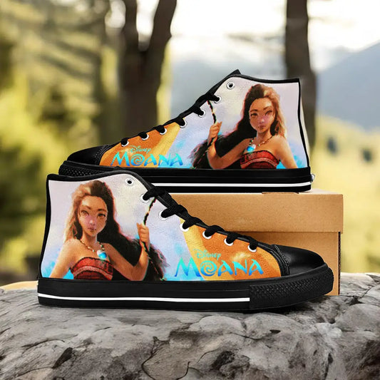 Princess Moana Waialiki Maui Custom High Top Sneakers Shoes
