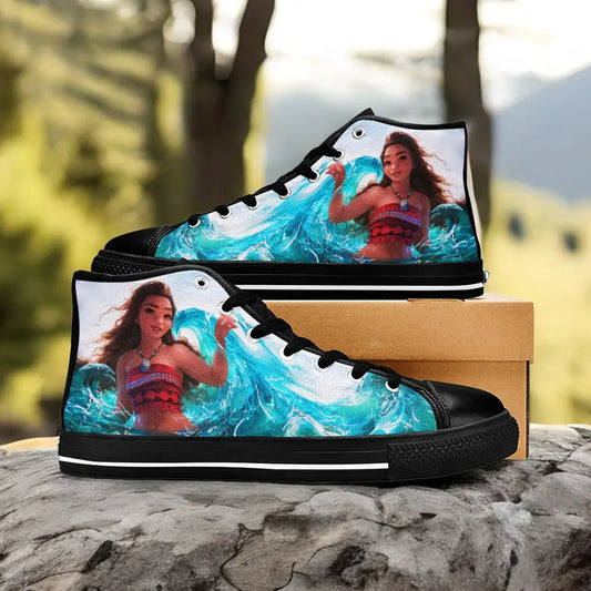 Princess Moana Waialiki Maui Custom High Top Sneakers Shoes