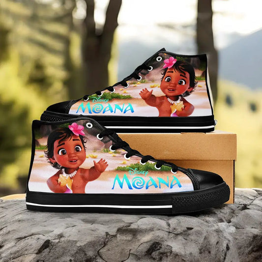 Princess Moana Waialiki Maui Custom High Top Sneakers Shoes
