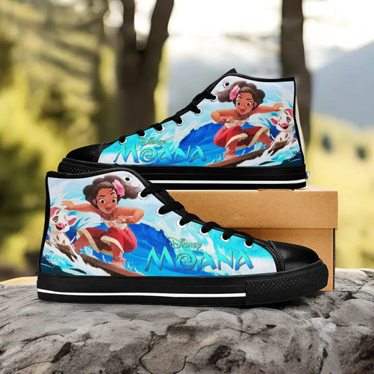 Princess Moana Waialiki Maui Custom High Top Sneakers Shoes