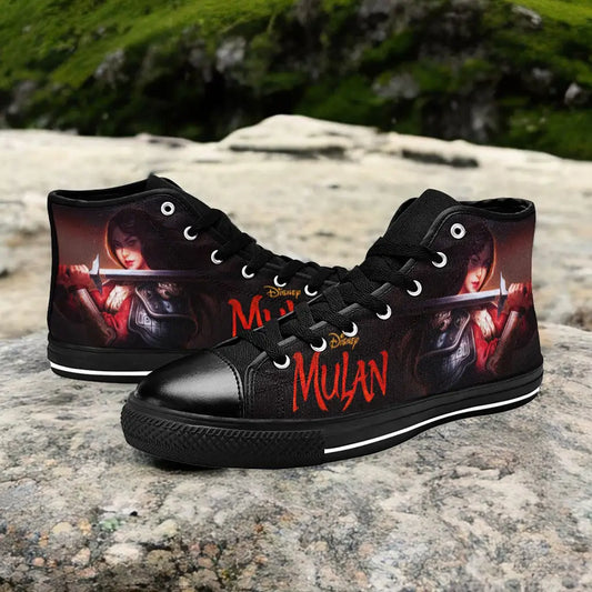 Princess Mulan Women Sword Warrior Custom High Top Sneakers Shoes