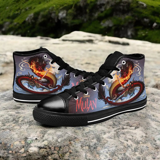 Princess Mulan Women Sword Warrior Custom High Top Sneakers Shoes