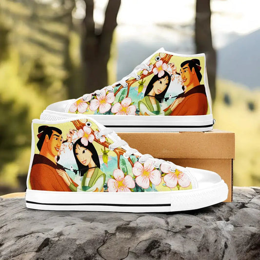 Princess Mulan Women Sword Warrior Custom High Top Sneakers Shoes
