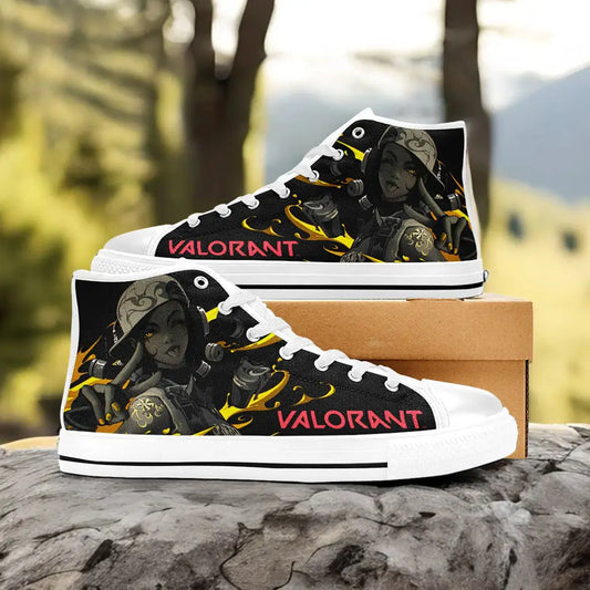Raze Valorant Custom High Top Sneakers Shoes