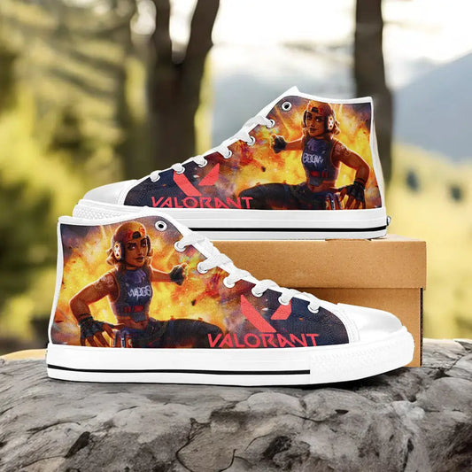Raze Valorant Custom High Top Sneakers Shoes