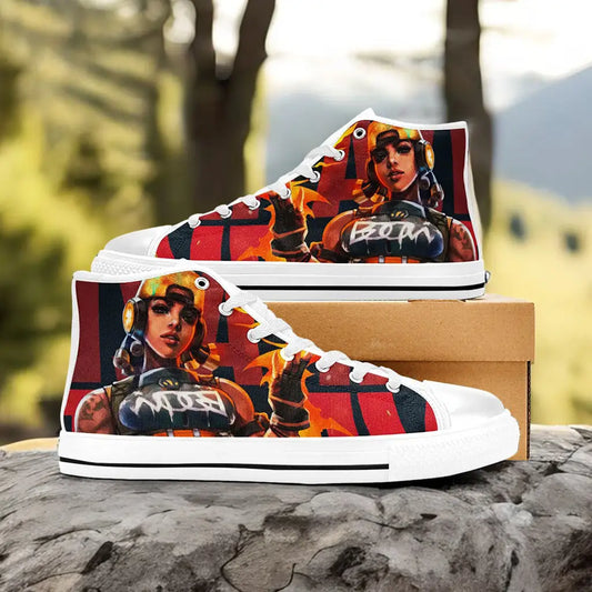 Raze Valorant Custom High Top Sneakers Shoes