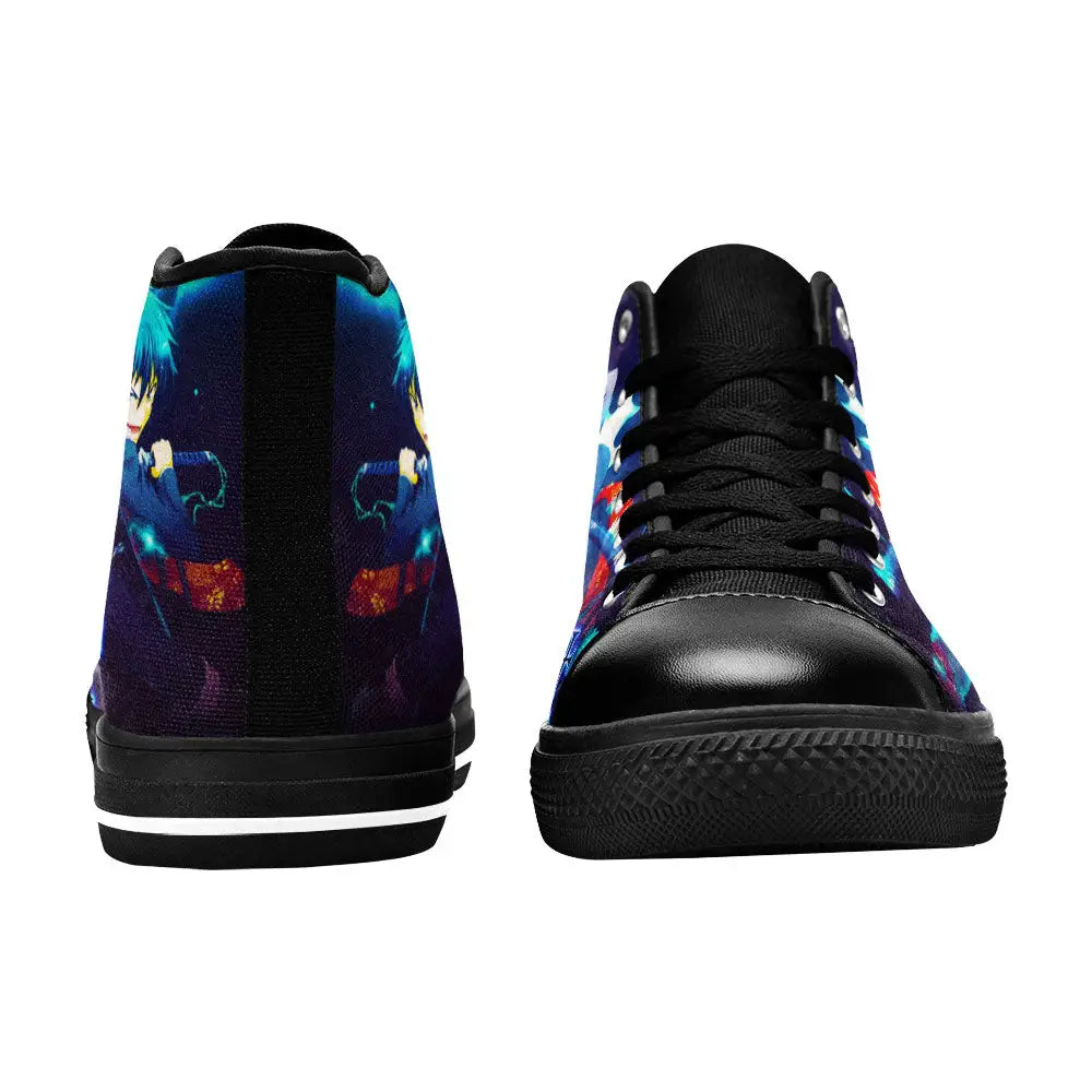 Rin Okumura Ao no Exorcist Custom High Top Sneakers Shoes