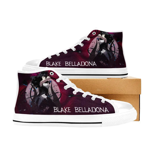 RWBY Blake Belladonna Custom High Top Sneakers Shoes