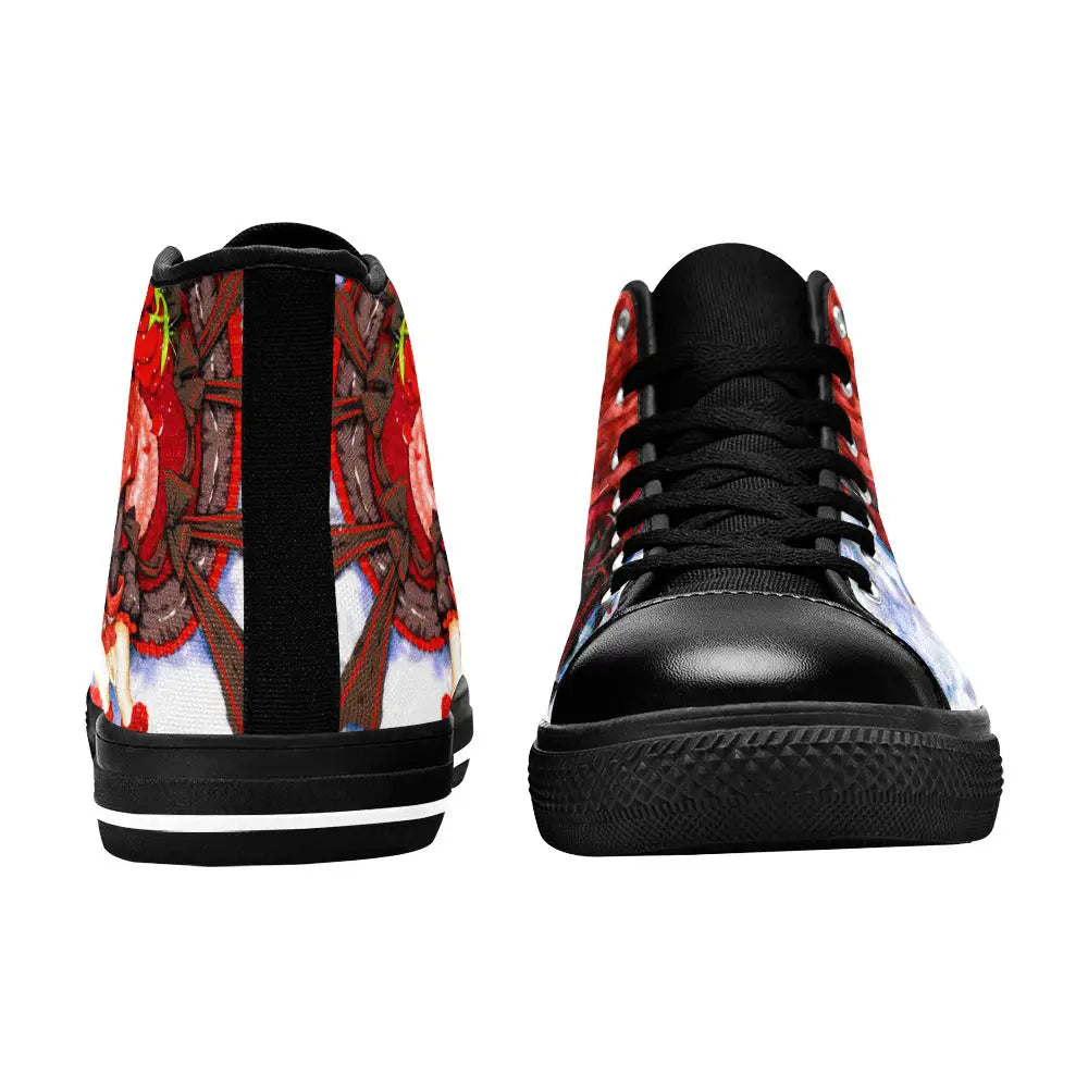 RWBY Ruby Rose Custom High Top Sneakers Shoes