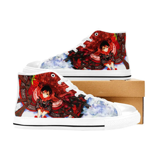 RWBY Ruby Rose Custom High Top Sneakers Shoes