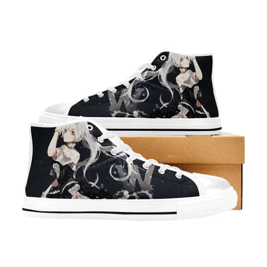 RWBY Weiss Schnee Custom High Top Sneakers Shoes