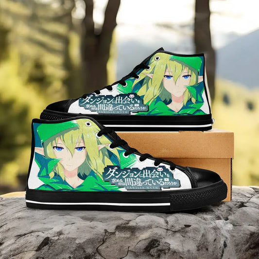 Ryu Lion DanMachi Custom High Top Sneakers Shoes