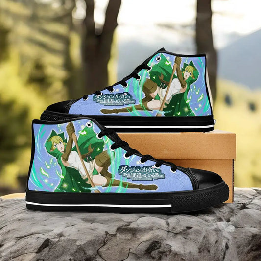 Ryu Lion DanMachi Custom High Top Sneakers Shoes