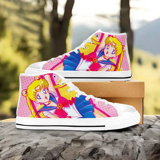 Sailor Moon Custom High Top Sneakers Shoes