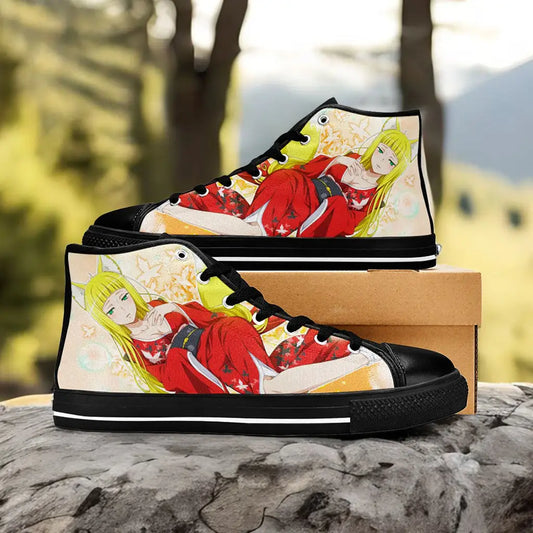 Sanjouno Haruhime DanMachi Custom High Top Sneakers Shoes