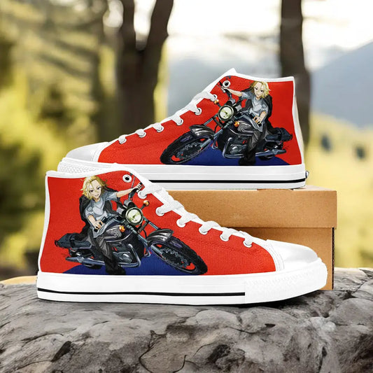 Sano Manjiro Mikey Tokyo Revengers Custom High Top Sneakers Shoes
