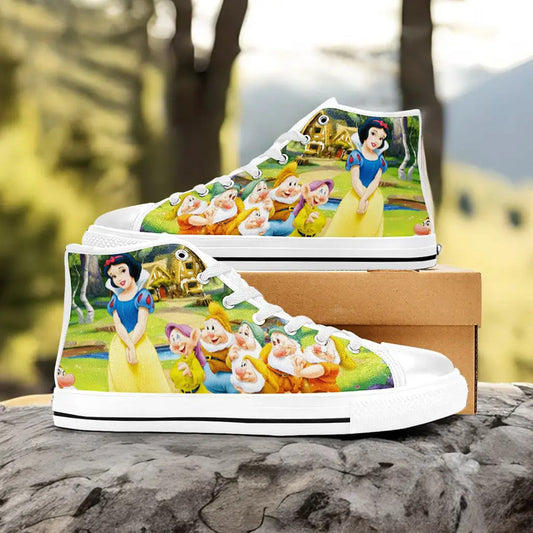 Snow White and the Seven Dwarfs Custom High Top Sneakers Shoes