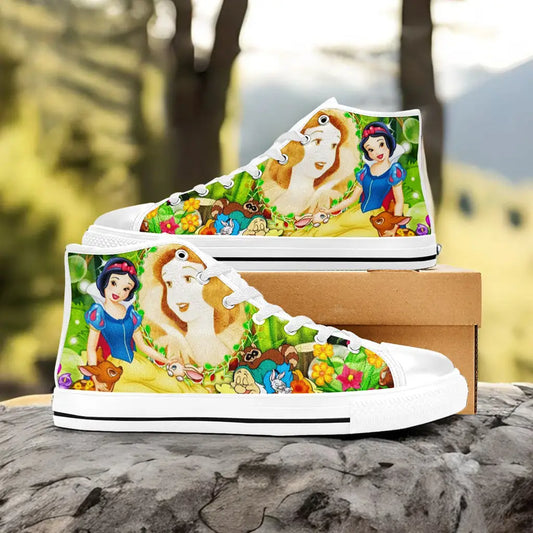 Snow White and the Seven Dwarfs Custom High Top Sneakers Shoes