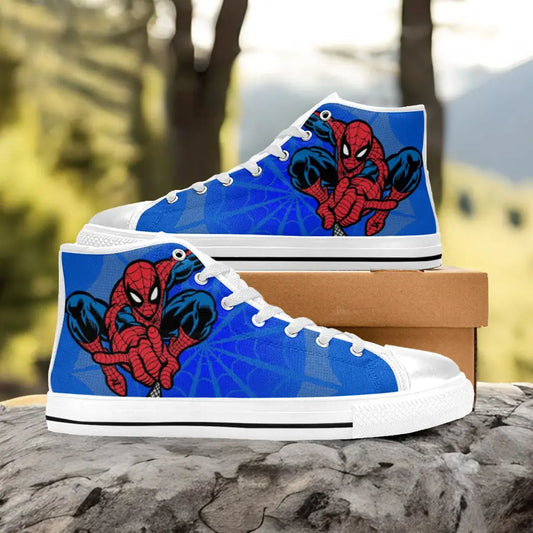 Spider Man Custom High Top Sneakers Shoes