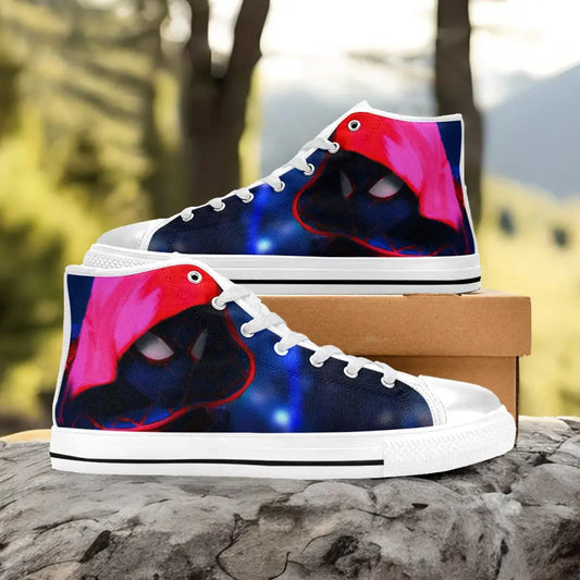 Spider Man The Spider Verse Custom High Top Sneakers Shoes