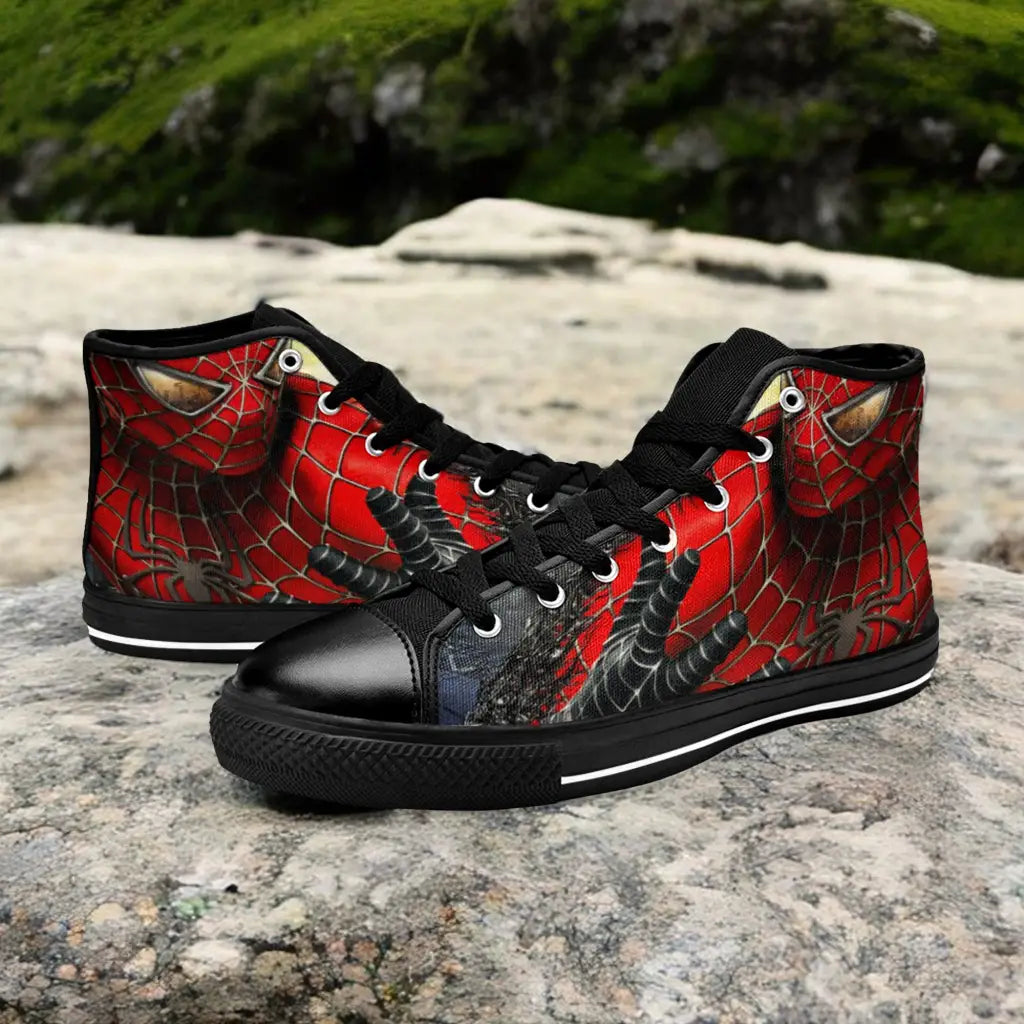 Venom Inspired Converse, Personalized Inspired Venom Shoes, Venom Inspired High Top Shoes, Customized Inspired Kids Venom Shoes, buying