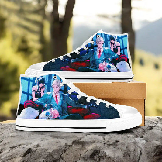 Spy x Family Anya Yor Loid Custom High Top Sneakers Shoes