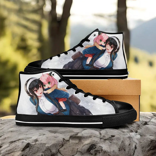 Spy x Family Yor Anya Custom High Top Sneakers Shoes