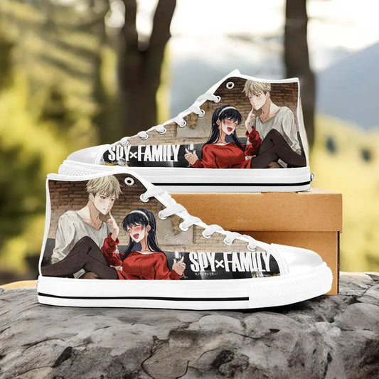 Spy x Family Yor Loid Custom High Top Sneakers Shoes