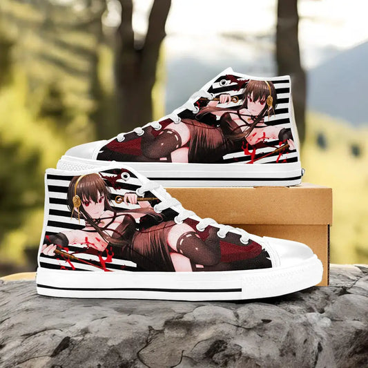 Spy x Family Yor Custom High Top Sneakers Shoes