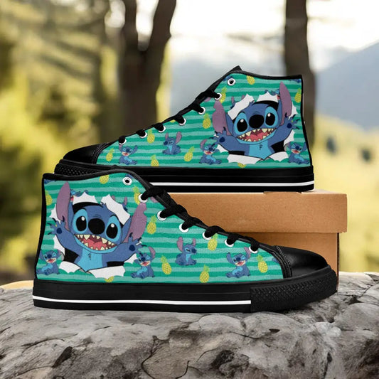 Stitch Custom High Top Sneakers Shoes