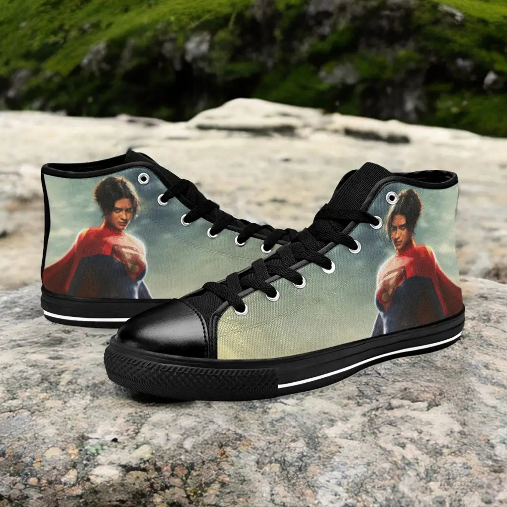 Super Girl Flash Justice League Custom High Top Sneakers Shoes