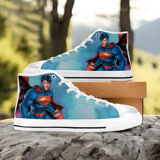 Superman Custom High Top Sneakers Shoes