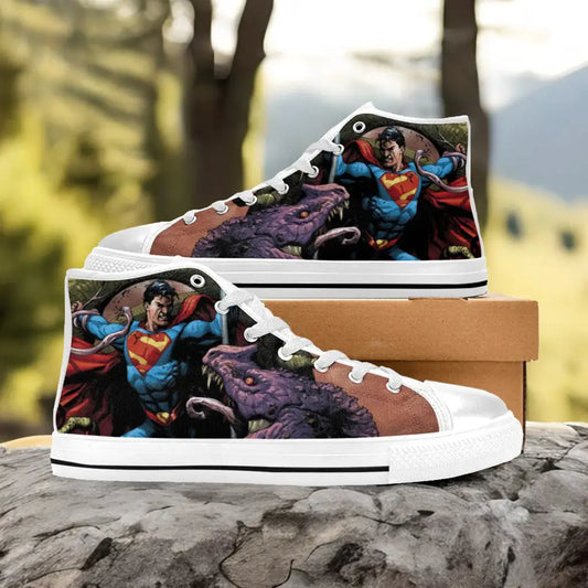 Superman Custom High Top Sneakers Shoes