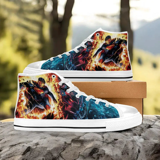 Superman Custom High Top Sneakers Shoes