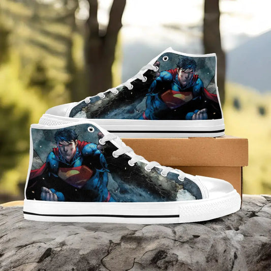 Superman Custom High Top Sneakers Shoes