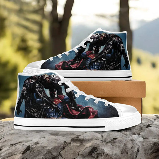 Superman v Batman Custom High Top Sneakers Shoes